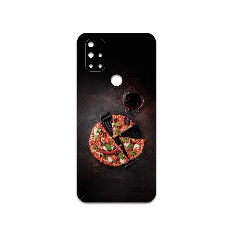 برچسب پوششی ماهوت مدل Pizza مناسب برای گوشی موبایل وان پلاس Nord N10 5G