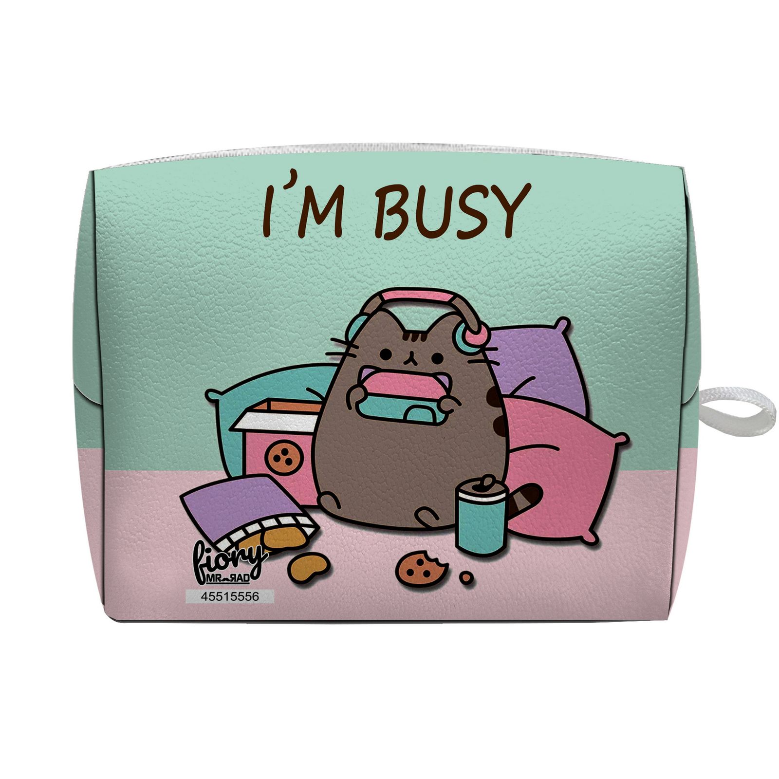 کیف پد بهداشتی فیوری مدل گربه کیوت فانتزی کد 2364 به همراه کیف پول - - 8