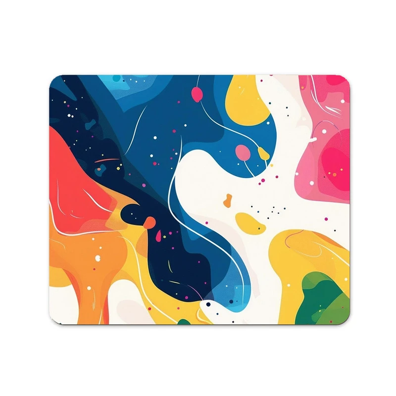 ماوس پد پاد آفرین مدل اشکال رنگارنگ کد DKMP64 سایز 24*19 سانتی متر