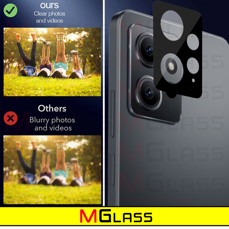 محافظ لنز دوربین ام‌گلس مدل 3D-MG مناسب برای گوشی موبایل شیائومی Redmi Note 12 4G