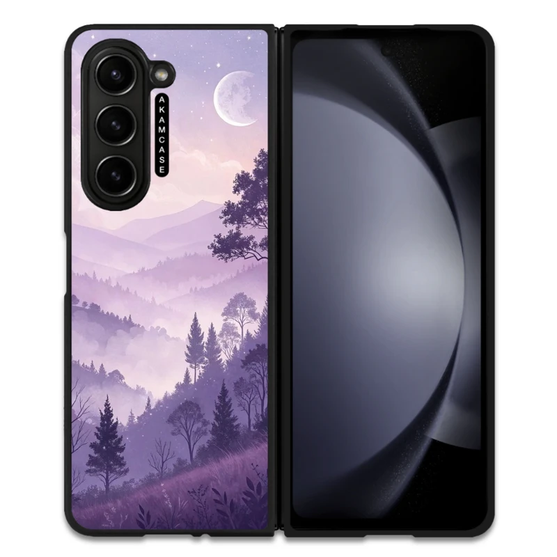 کاور آکام مدل AMC-WSGZFOLD5-LAVENDER-21 مناسب برای گوشی موبایل سامسونگ Galaxy Z Fold 5