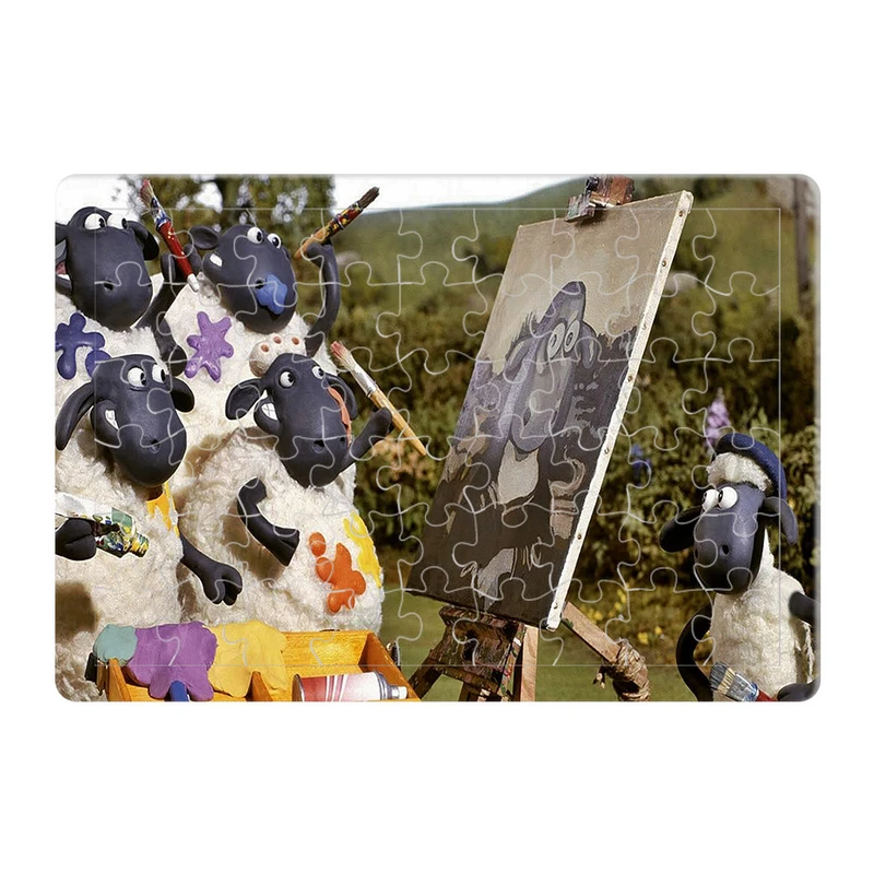 پازل 54 تکه هومرو مدل PL370 طرح انیمیشن بره ناقلا