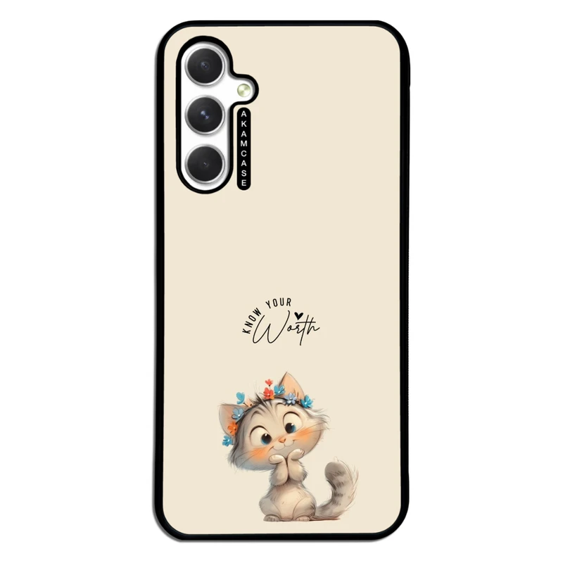 کاور آکام مدل AMC-WSGA54-ANIMALS QOUTES-7 مناسب برای گوشی موبایل سامسونگ Galaxy A54