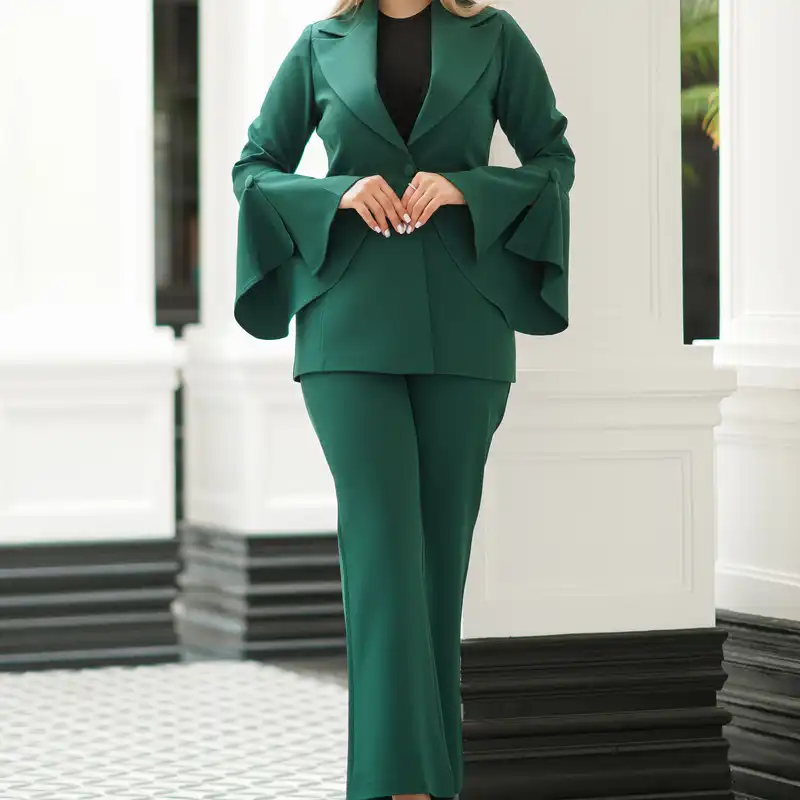 ست کت و شلوار زنانه السانا مدل برگین کد 137421