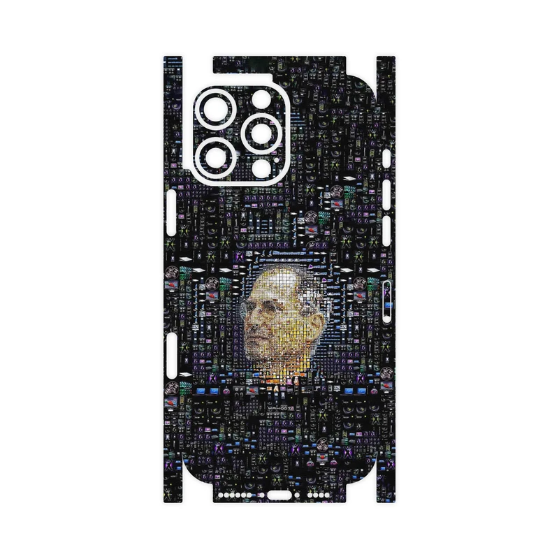 برچسب پوششی ماهوت مدل Collage of Steve Jobs 2-FullSkin مناسب برای گوشی موبایل اپل iPhone 16 Pro Max