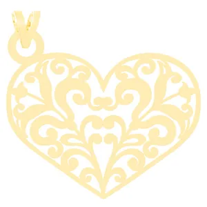 آویز گردنبند طلا 18 عیار زنانه الن نار مدل ELN3581