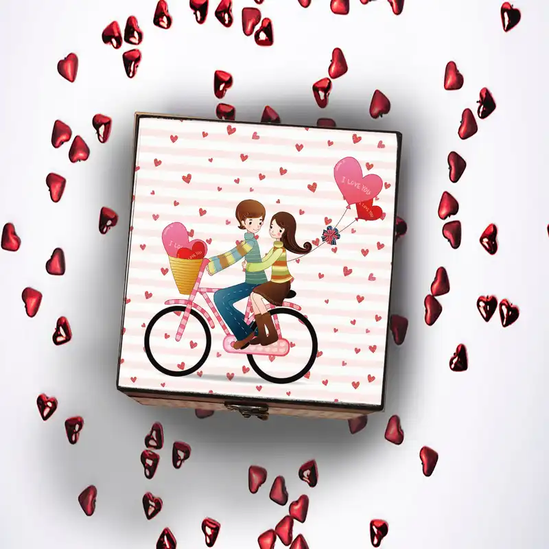 جعبه هدیه مدل روز عشق