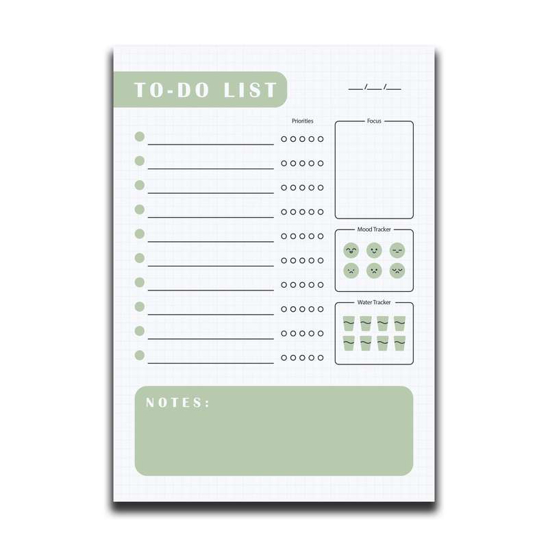 کاغذ یادداشت مدل to do list کد 01