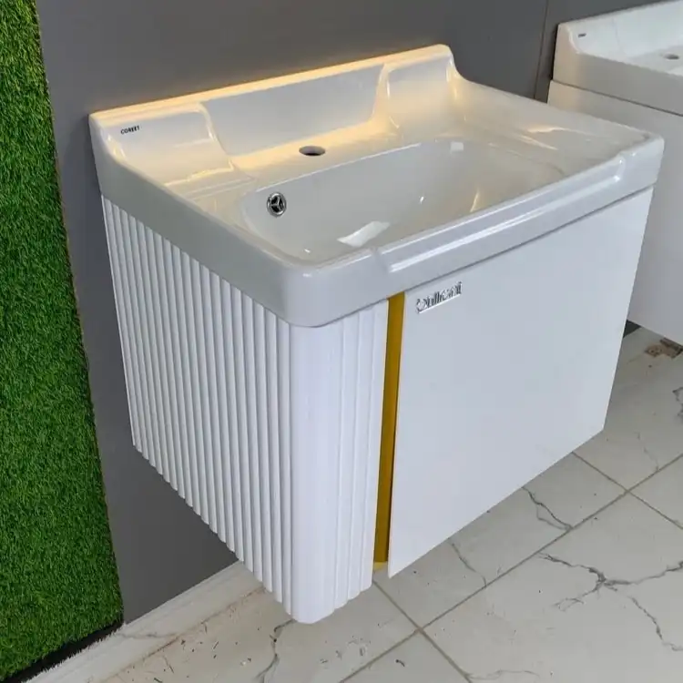 ست کابینت و روشویی مدل 0103 به همراه باکس و آینه بک لایت