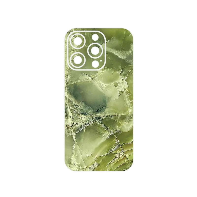 برچسب پوششی ماهوت مدل Green_Crystal_Marble مناسب برای گوشی موبایل اپل iPhone 14 Pro