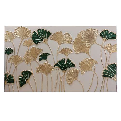 تابلو نقاشی ورق طلا طرح ژینکو دکوراتیو کد N120