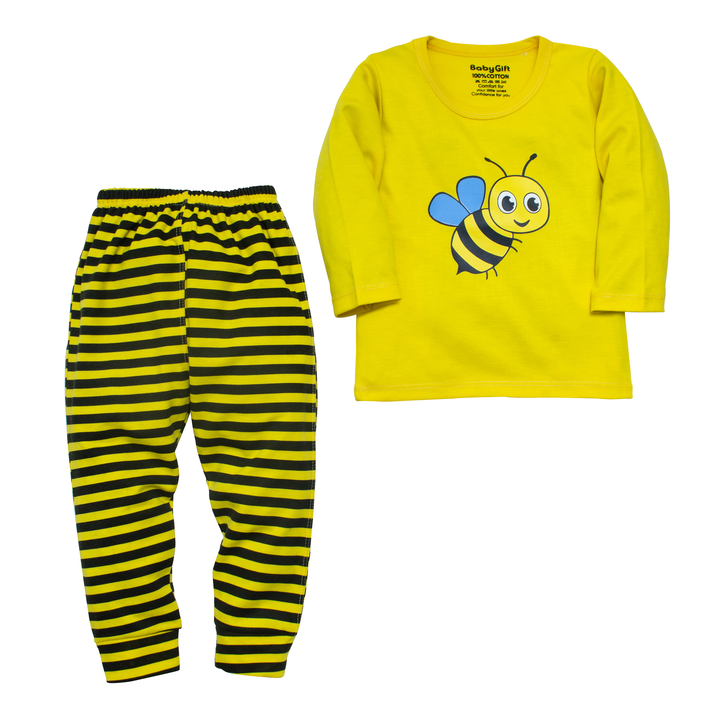 نقد و بررسی ست تی شرت و شلوار بچگانه مدل زنبور کد 715 توسط خریداران