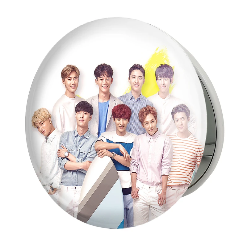 آینه جیبی خندالو طرح گروه اکسو EXO مدل تاشو کد 13668 