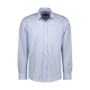 پیراهن آستین بلند مردانه پاتن جامه مدل نخی 102721010345270 