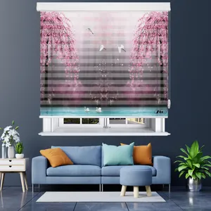 پرده زبرا زیو مدل 3D-1020 سایز 200x200 سانتی متر