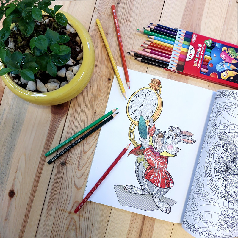 مداد رنگی 12 رنگ فاتح کد 3-71