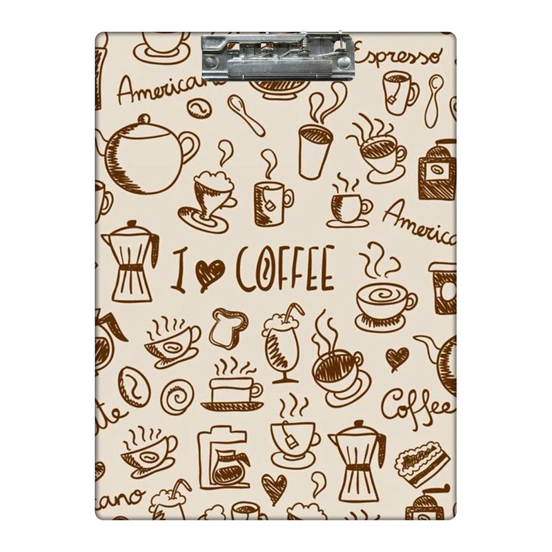 تخته شاسی طرح عشق قهوه کد 1296772 سایز A4