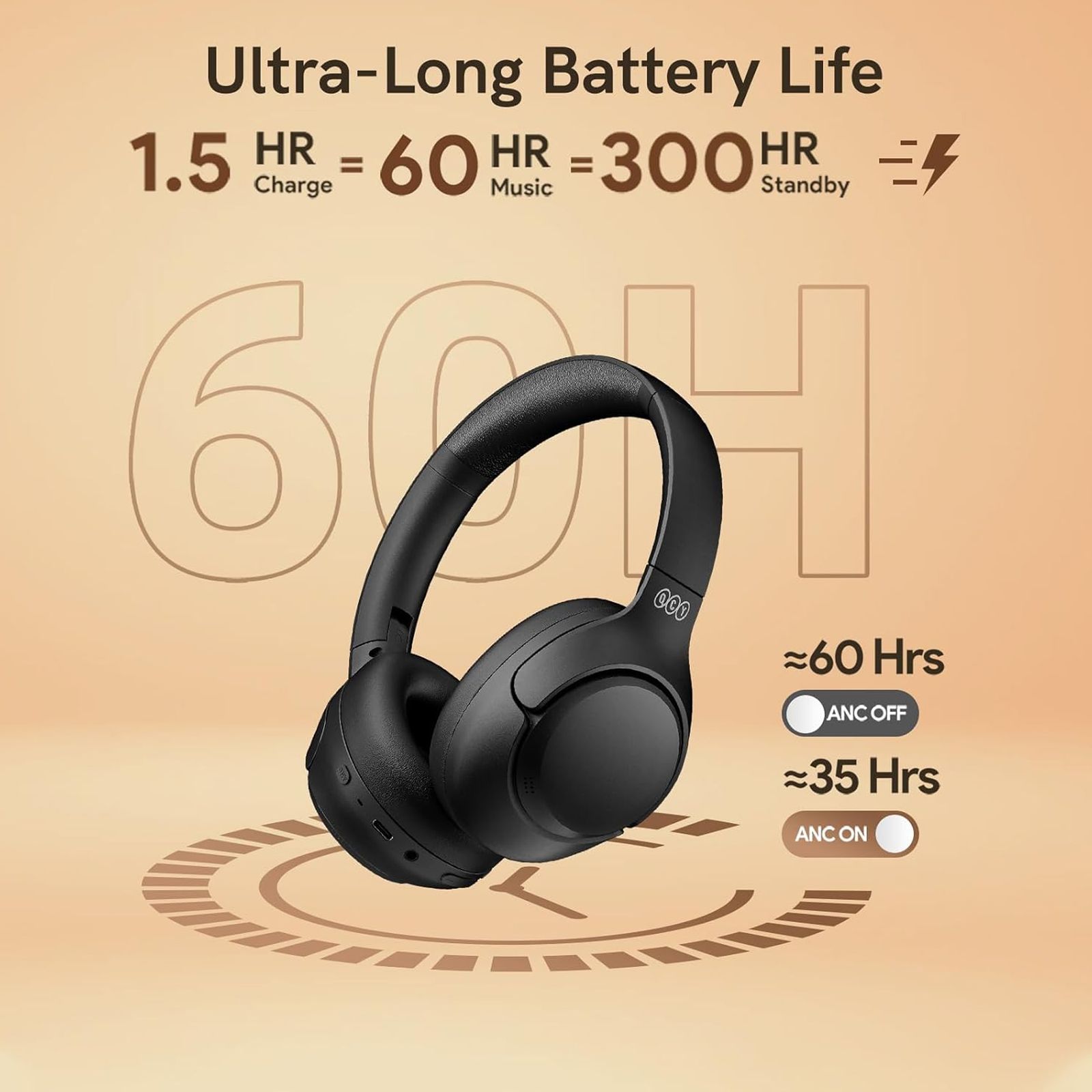 هدفون بلوتوثی کیو سی وای مدل H3 -  - 5