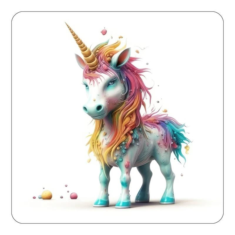 مگنت کاکتی طرح اسب تک شاخ و یونیکورن مدل mp31092