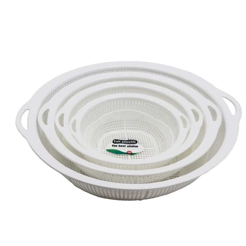 آبکش تک پلاستیک مدل YPSF-04 مجموعه 4 عددی 