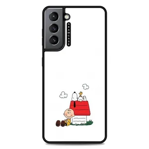 AKAM AMC-WSGS21-SNOOPY-32 Cover For Samsung Galaxy S21