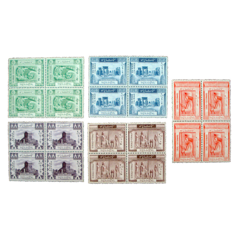 تمبر یادگاری مدل یادبود کد bc-2057 مجموعه 20 عددی
