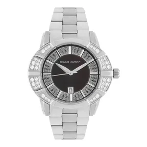 ساعت مچی عقربه‌ای کوارتز زنانه چارلز جردن مدل MOON 185.22