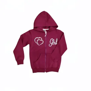 سویشرت دخترانه مدل جلو جیب