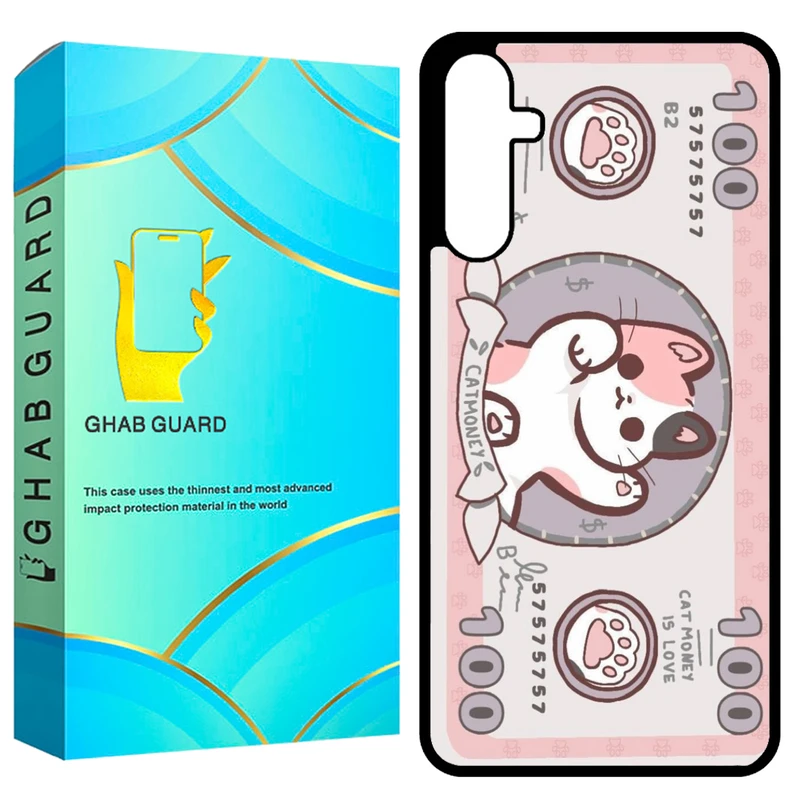 کاور قاب گارد طرح گربه مدل GCHPA14 مناسب برای گوشی موبایل سامسونگ Galaxy A14 4G / A14 5G / M14 5G   