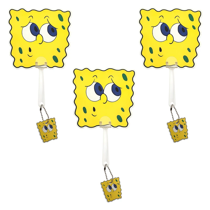 بادبزن مدل باب اسفنجی کد BD08 بسته 3 عددی