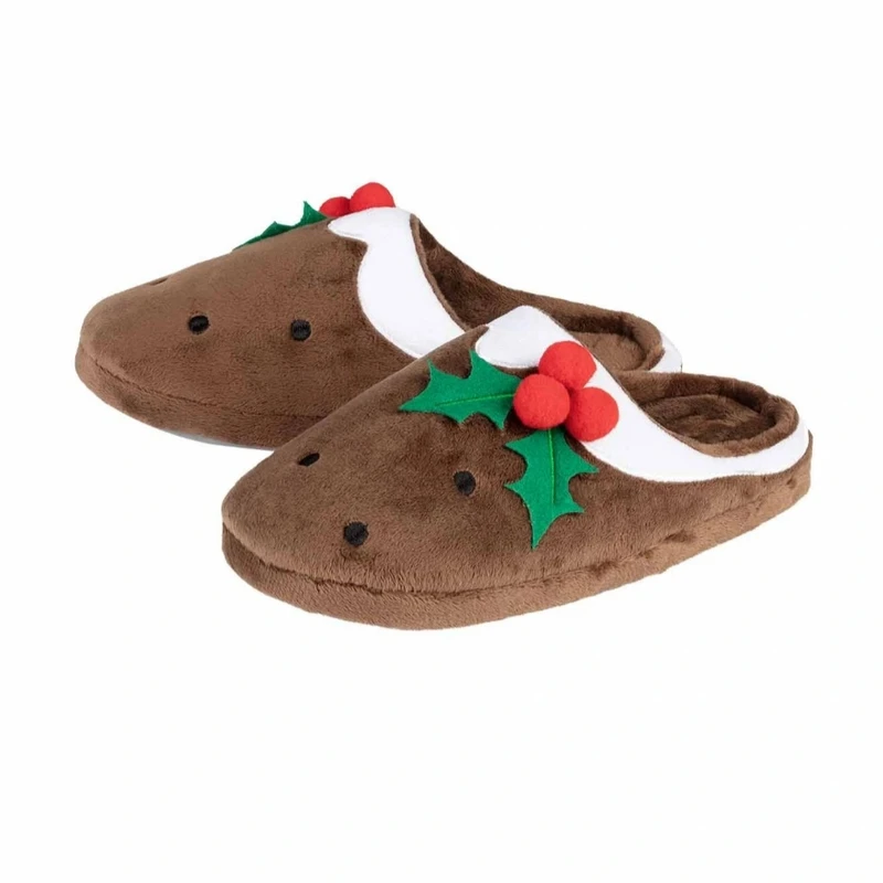 دمپایی حوله‌ای اسمارا مدل کریسمسی ES 19194792