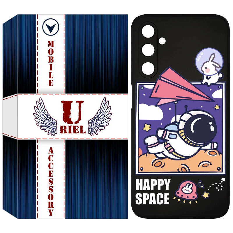 کاور یوریل مدل KSH کد 22 طرح فضانورد مناسب برای گوشی موبایل سامسونگ Galaxy A24