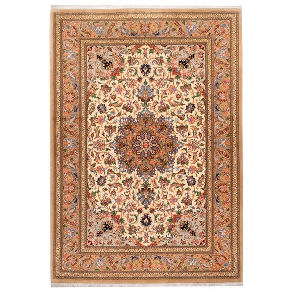 فرش قدیمی دستباف ذرع و نیم سی پرشیا کد 179336