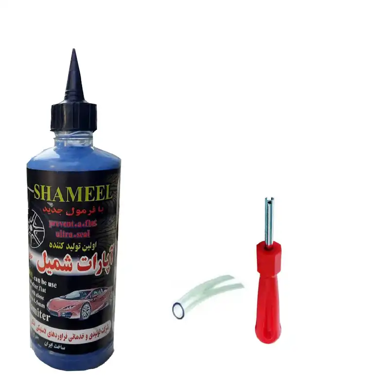 مایع ضد پنچری شمیل مدل P840 حجم 500 میلی لیتر