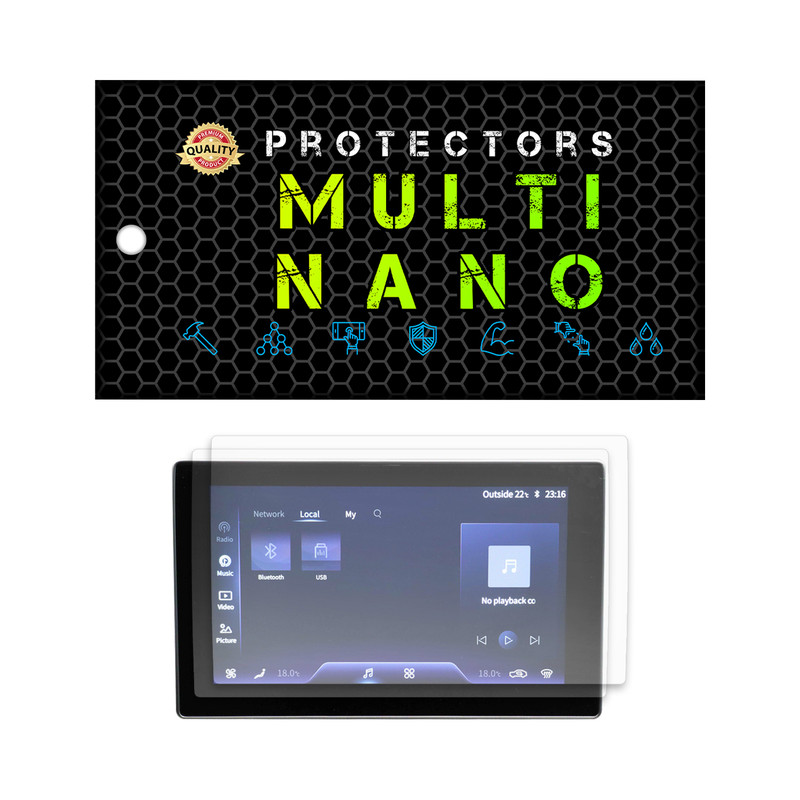 محافظ صفحه نمایش مانیتور خودرو مولتی نانو مدل X-S2M مناسب برای هونگچی E-QM5 Hybrid بسته دو عددی