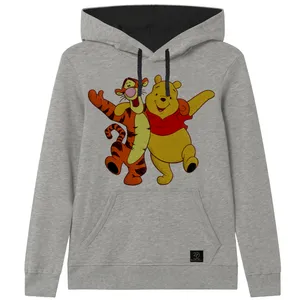 هودی پسرانه 27 طرح Pooh کد J15 رنگ طوسی