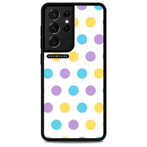 AKAM AMCWSGS21U-PASTEL PATTERN6 Cover For Samsung Galaxy S21 Ultra