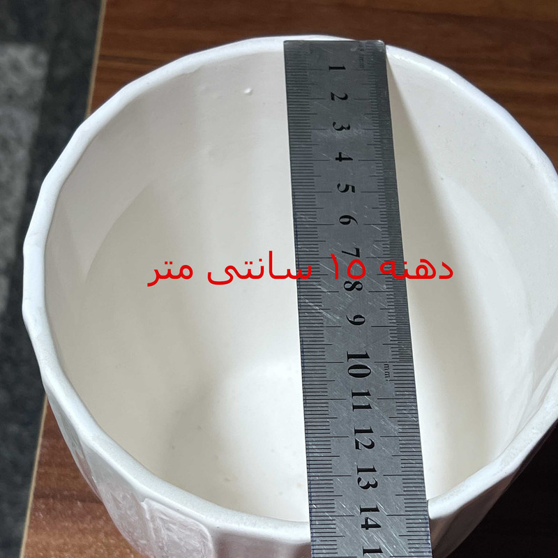 گلدان سرامیکی مدل شیاری کد 01