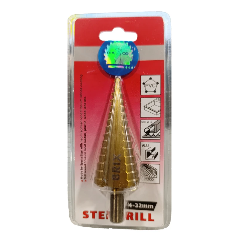 مته مخروطی دیاکو کد 8848 سایز 4-32 میلی متر