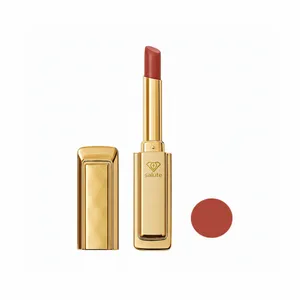رژ لب جامد براق سالوته پرو مدل اسلیم رنگ قهوه ای گوشتی  شماره S943