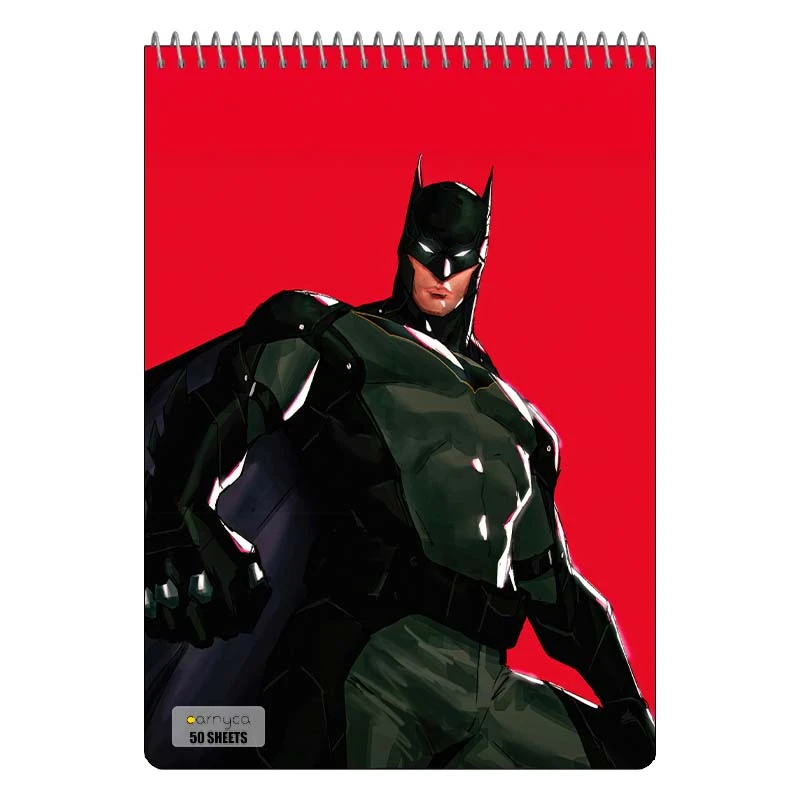 دفتر نقاشی 50 برگ سیمی کارنیکا طرح بتمن Batman کد 56281
