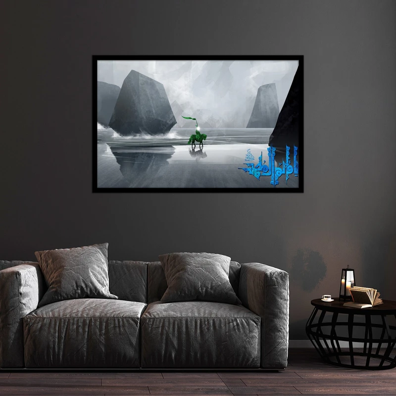 تابلو بکلیت طرح تصویر مذهبی امام زمان (عج) مدل B-bu2483