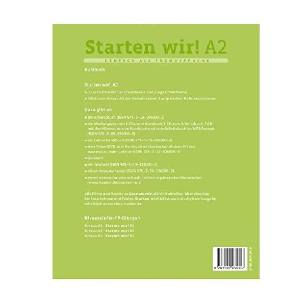 کتاب STARTEN WIR A2 اثر Rolf Brüseke انتشارات Hueber