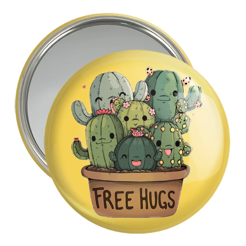 آینه جیبی خندالو مدل کاکتوس کد 25479