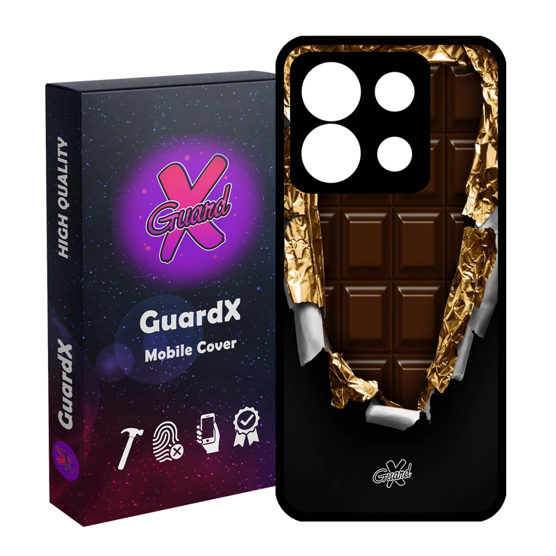 کاور گارد ایکس طرح Chocolate مدل Glass10061 مناسب برای گوشی موبایل شیائومی Redmi Note 13 5G
