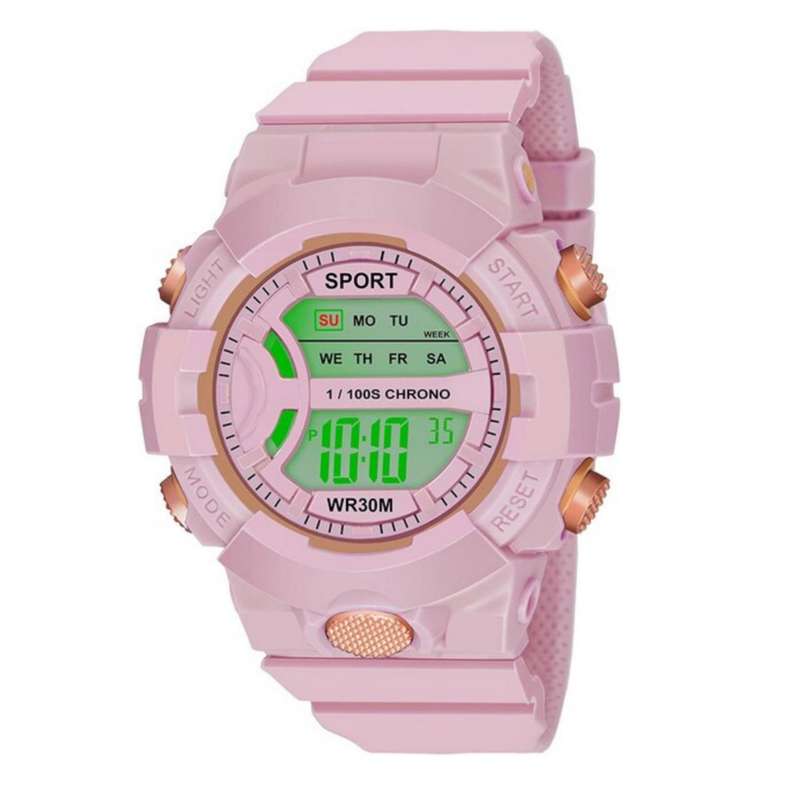 ساعت مچی دیجیتال مدل چراغدار 01