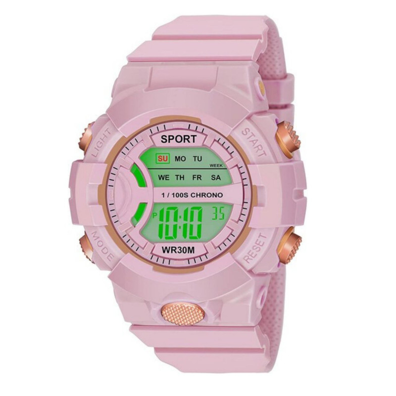 ساعت مچی دیجیتال مدل چراغدار 01