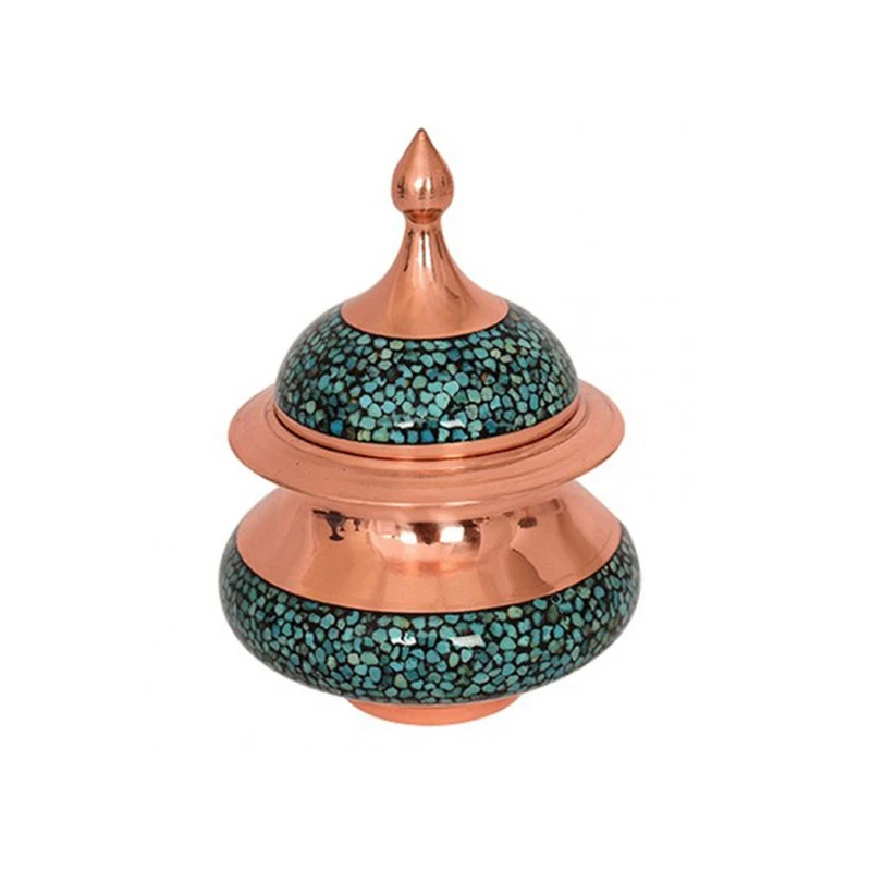 قندان فیروزه کوبی مدل نقلی کد F-1411