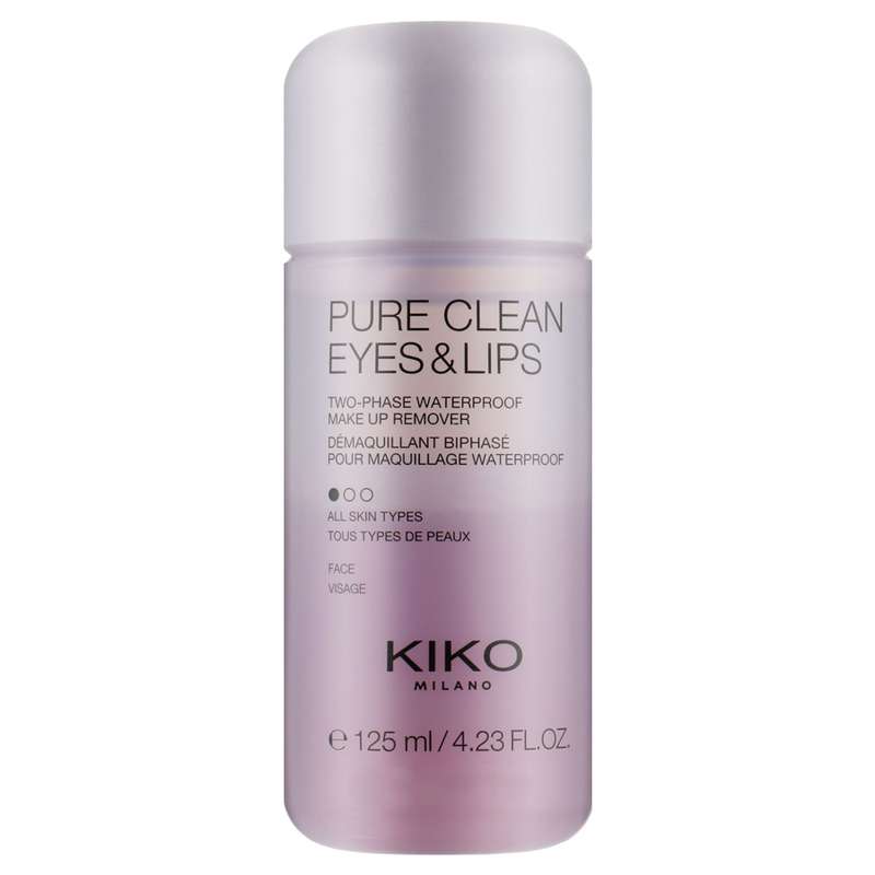 محلول دوفاز پاک کننده آرایش صورت کیکو میلانو مدل Pure حجم 125 میلی لیتر