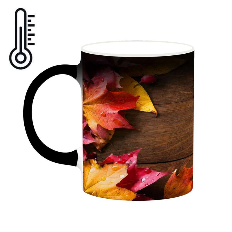 ماگ حرارتی کاکتی مدل منظره پاییزی کد mgh18558